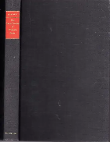 Cover of The Social Vision of William Blake