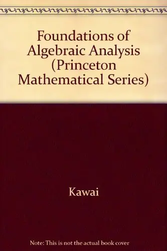 Cover of Foundations of Algebraic Analysis