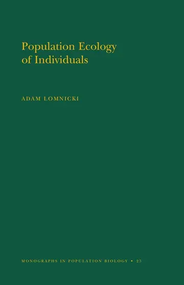 Cover of Population Ecology of Individuals