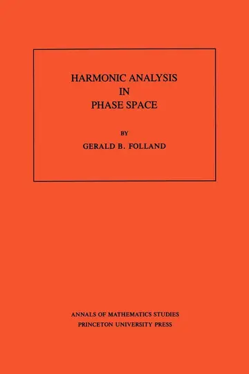 Cover of Harmonic Analysis in Phase Space
