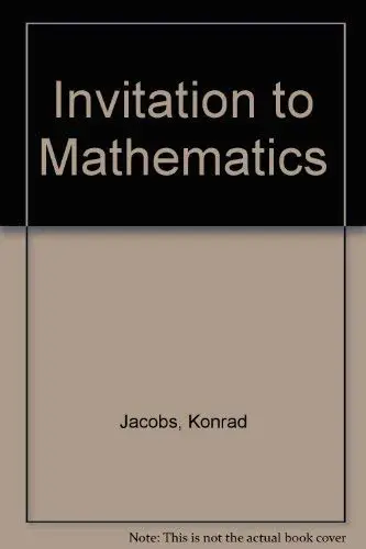 Cover of Invitation to Mathematics
