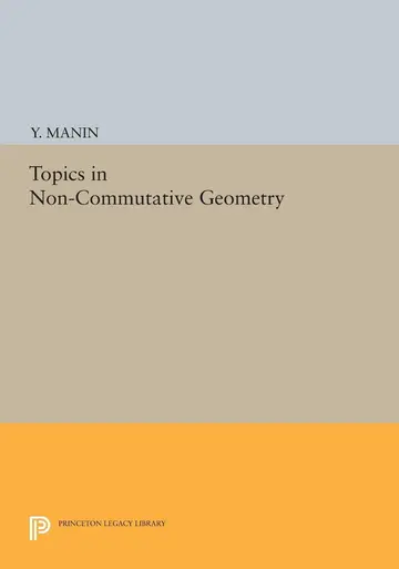 Cover of Topics in Noncommutative Geometry