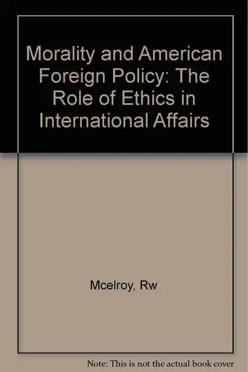 Cover of Morality & American Foreign Policy