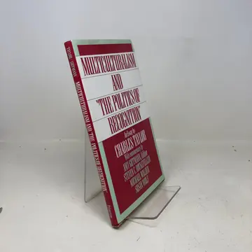 Cover of Multiculturalism & "the Politics of Recognition"