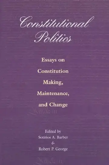 Cover of Constitutional Politics