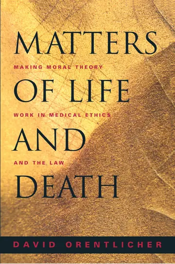 Cover of Matters of Life and Death