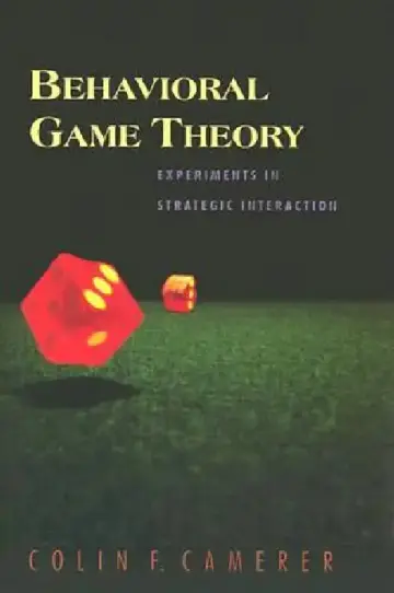 Cover of Behavioral Game Theory