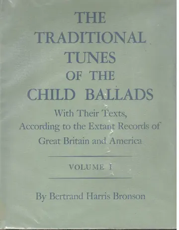 Cover of The Traditional Tunes of the Child Ballads, Volume 1