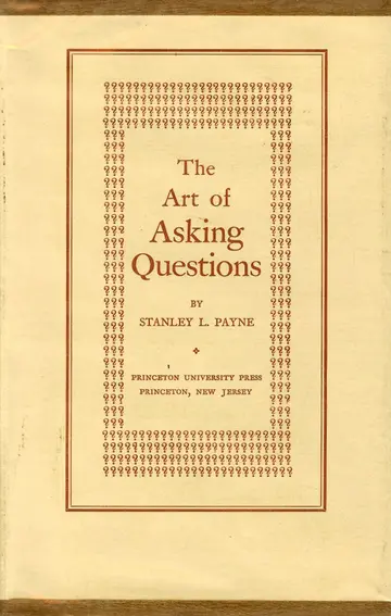 Cover of The Art of Asking Questions