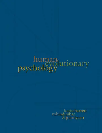 Cover of Human Evolutionary Psychology