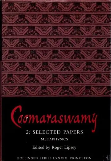 Cover of Coomaraswamy
