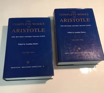 Cover of Complete Works of Aristotle – the Revised Oxford Translation 2 V Set