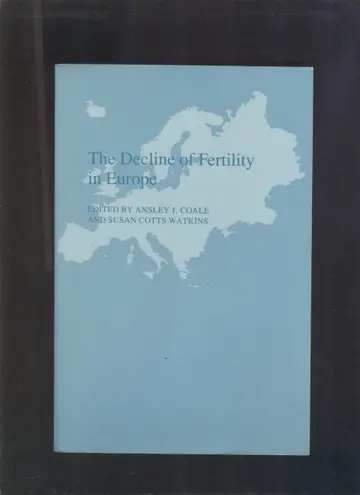 Cover of The Decline of Fertility in Europe (Paper)