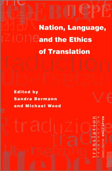 Cover of Nation, Language, and the Ethics of Translation