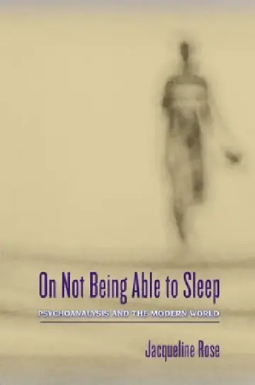 Cover of On Not Being Able to Sleep