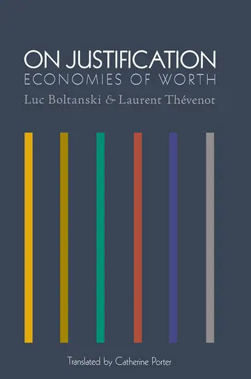 Cover of On Justification – Economies of Worth