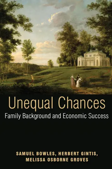 Cover of Unequal Chances – Family Background and Economic Success