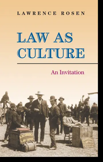 Cover of Law as Culture – An Invitation
