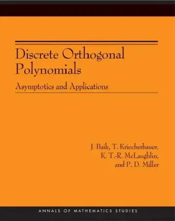 Cover of Discrete Orthogonal Polynomials. (Am-164)
