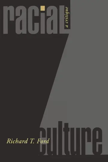 Cover of Racial Culture