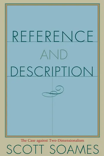 Cover of Reference and Description