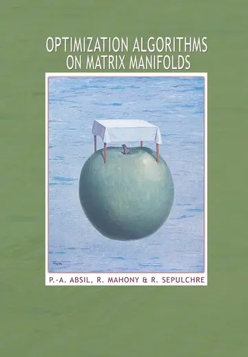 Cover of Optimization Algorithms on Matrix Manifolds