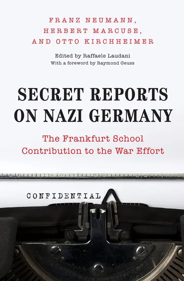 Cover of Secret Reports on Nazi Germany