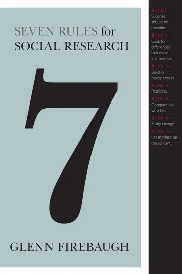 Cover of Seven Rules for Social Research