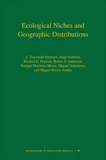 Cover of Ecological Niches and Geographic Distributions