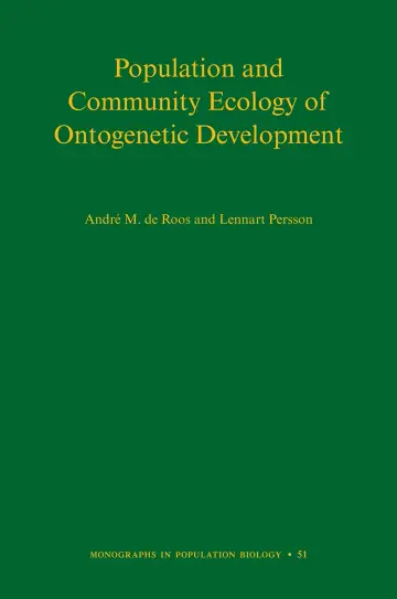 Cover of Population and Community Ecology of Ontogenetic Development