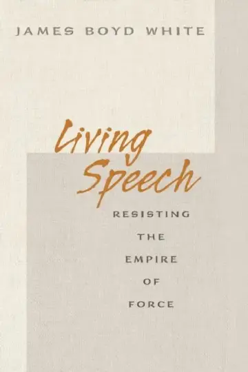 Cover of Living Speech