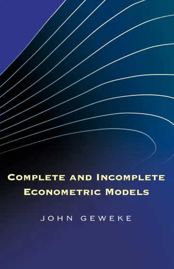 Cover of Complete and Incomplete Econometric Models
