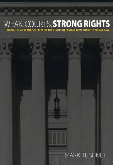 Cover of Weak Courts, Strong Rights