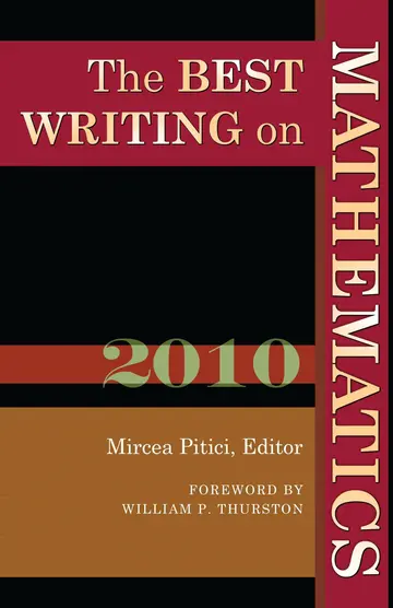 Cover of The Best Writing on Mathematics 2010