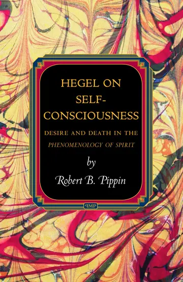 Cover of Hegel on Self-Consciousness