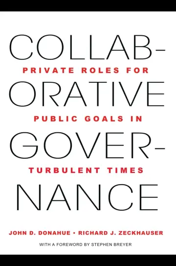 Cover of Collaborative Governance