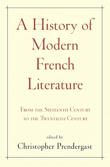 Cover of A History of Modern French Literature