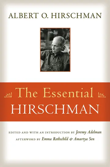 Cover of The Essential Hirschman