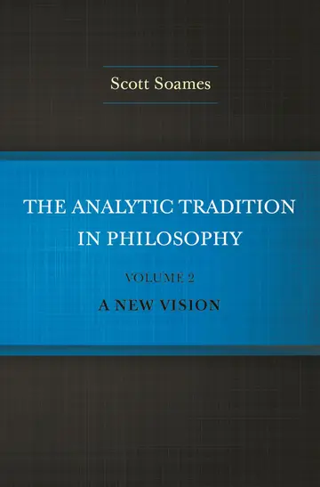 Cover of The Analytic Tradition in Philosophy, Volume 2