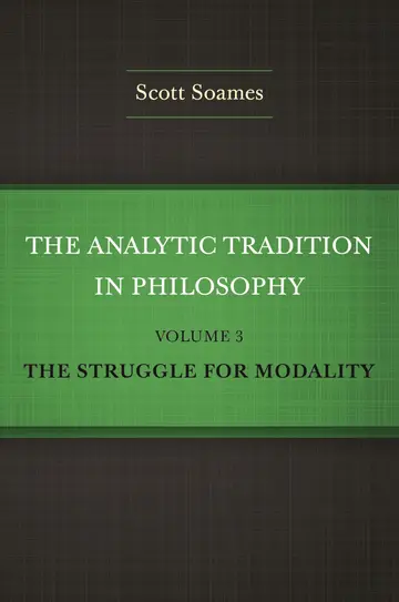 Cover of The Analytic Tradition in Philosophy, Volume 3