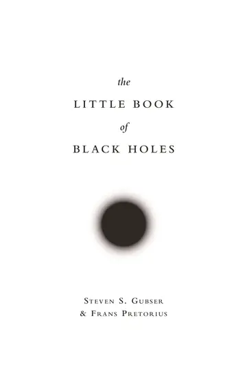 Cover of The Little Book of Black Holes