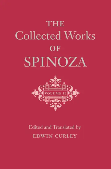 Cover of The Collected Works of Spinoza, Volume II