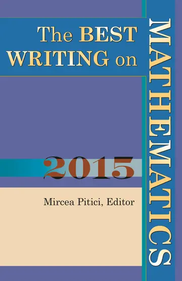 Cover of The Best Writing on Mathematics 2015