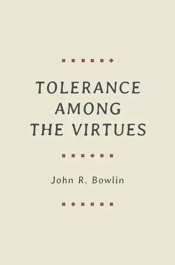 Cover of Tolerance among the Virtues