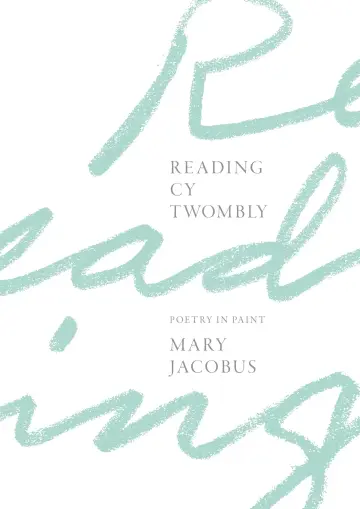 Cover of Reading Cy Twombly
