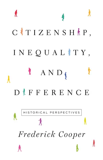 Cover of Citizenship, Inequality, and Difference