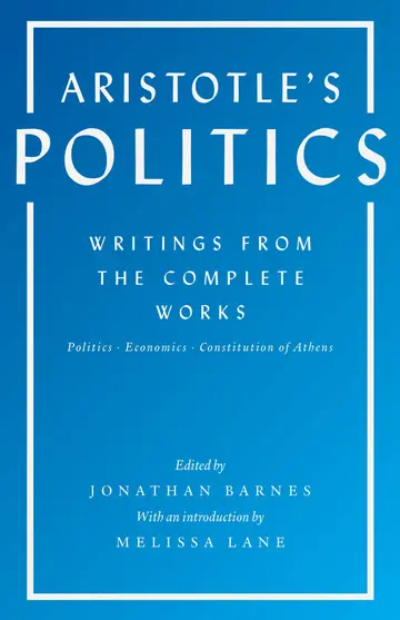 Cover of Aristotle's Politics