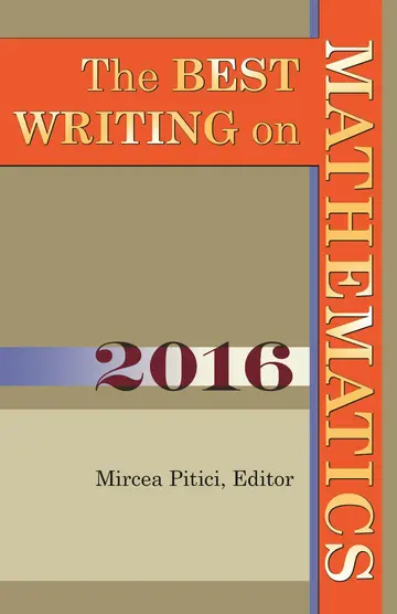 Cover of The Best Writing on Mathematics 2016