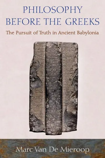 Cover of Philosophy before the Greeks