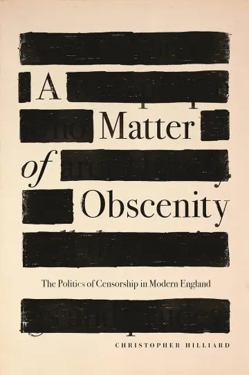 Cover of A Matter of Obscenity